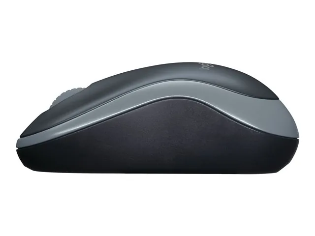 Logitech M185 - Mouse - óptico - 3 botones-inalámbrico - 2.4 GHz-receptor inalámbrico USB-gris vencejo