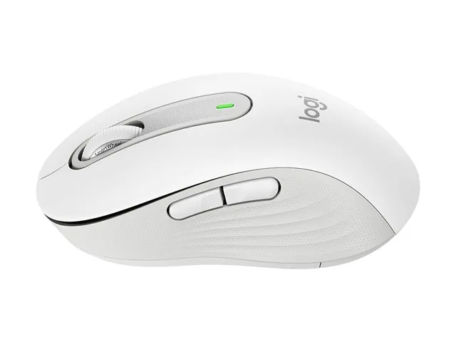 Logitech Signature M650 - Mouse - manos pequeñas - diestro y zurdo-inalámbrico - 2.4 GHz, Bluetooth-receptor de USB Logitech Logi Bolt-blanco hueso