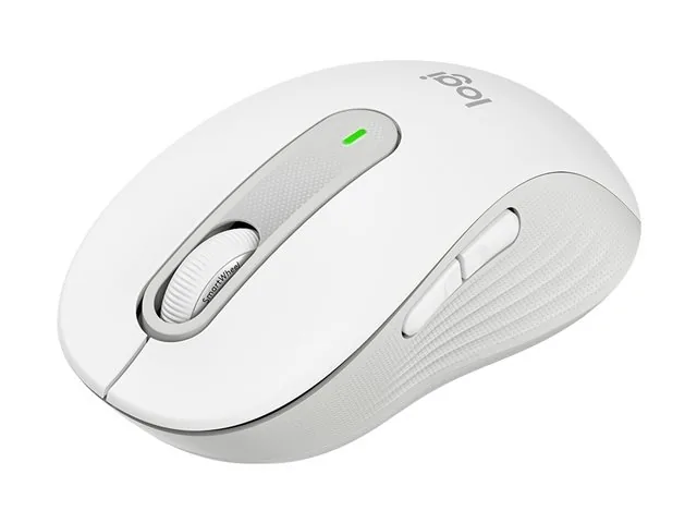 Logitech Signature M650 - Mouse - manos pequeñas - diestro y zurdo-inalámbrico - 2.4 GHz, Bluetooth-receptor de USB Logitech Logi Bolt-blanco hueso