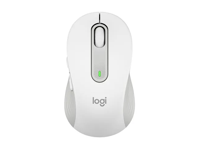 Logitech Signature M650 - Mouse - manos pequeñas - diestro y zurdo-inalámbrico - 2.4 GHz, Bluetooth-receptor de USB Logitech Logi Bolt-blanco hueso