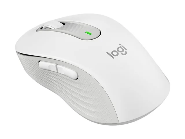 Logitech Signature M650 - Mouse - manos pequeñas - diestro y zurdo-inalámbrico - 2.4 GHz, Bluetooth-receptor de USB Logitech Logi Bolt-blanco hueso