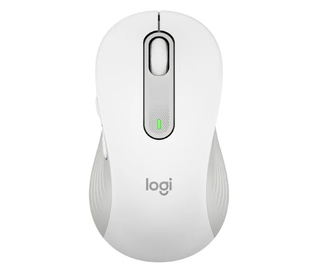 Logitech Signature M650 - Mouse - manos pequeñas - diestro y zurdo-inalámbrico - 2.4 GHz, Bluetooth-receptor de USB Logitech Logi Bolt-blanco hueso