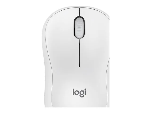 Logitech M240 Silent Bluetooth Mouse, Compact, Portable, Smooth Tracking, Off-white - Mouse - 3 botones - inalámbrico-Bluetooth-blanco hueso