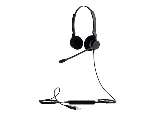 Jabra BIZ 2300 USB MS Duo - Audífono - en oreja - cableado-USB