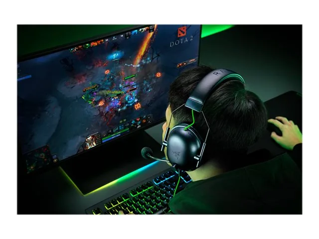 Razer BlackShark V2 X - Audífono - tamaño completo - cableado-conector de 3,5 mm-aislamiento de ruido