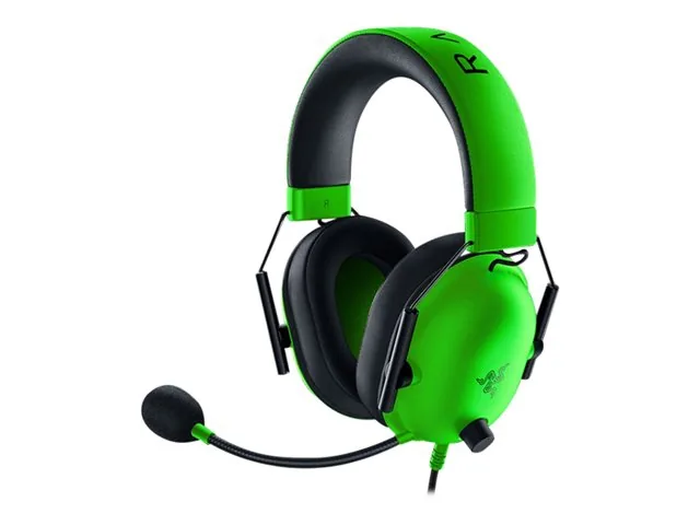Razer BlackShark V2 X - Audífono - tamaño completo - cableado-conector de 3,5 mm-aislamiento de ruido-verde razer