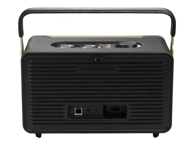 JBL Authentics 300 - Bocina inteligente - para uso portátil - canal 2.0-Bluetooth, Wi-Fi 6-controlado por aplicación - 2 vías-negro