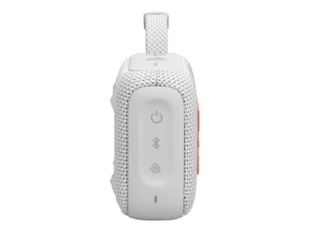JBL Go 4 - Bocina - para uso portátil - inalámbrico-Bluetooth-controlado por aplicación - 4.2 vatios-blanco