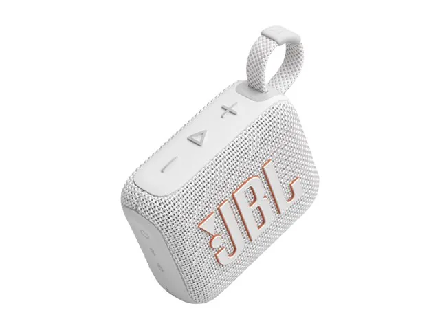 JBL Go 4 - Bocina - para uso portátil - inalámbrico-Bluetooth-controlado por aplicación - 4.2 vatios-blanco