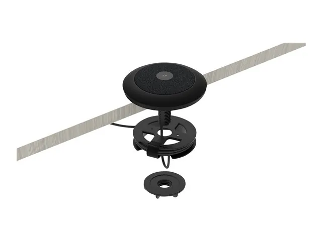 Logitech Rally Mic Pod Mount - Soporte de micrófono para escritorio - negro mate - para Logitech Rally, Rally Plus