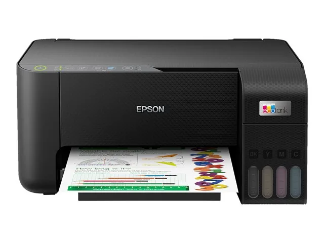 Epson EcoTank L3250 - Impresora multifunción - color - chorro de tinta-ITS-A4/Legal (material)-hasta 7.7 ppm (copiando)-hasta 10 ppm (impresión)-100 hojas-USB 2.0, Wi-Fi(ax)
