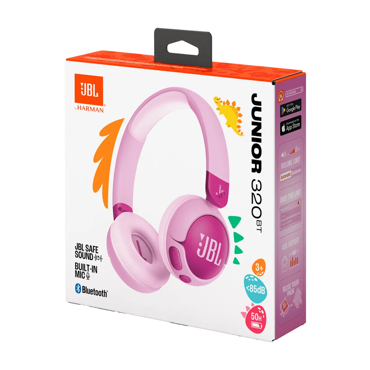 JBL - Audífonos - JR 320 BT Banded Wireless Purp