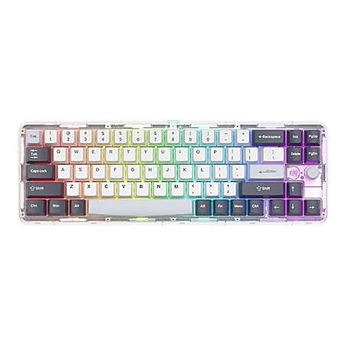 TECLADO MECANICO INALAMBRICO FANTECH MK911 VIBE EPIC GREYSCALE MAXFIT70