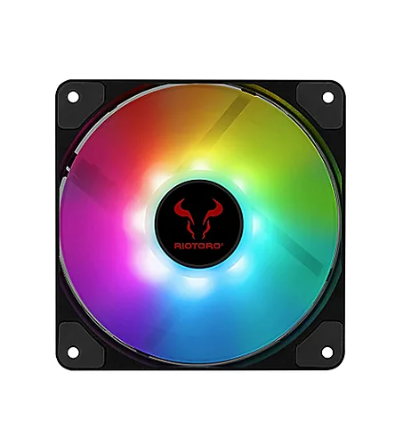 VENTILADOR RIOTORO QUIET STORM RGB 120MM ADDRESSABLE LED