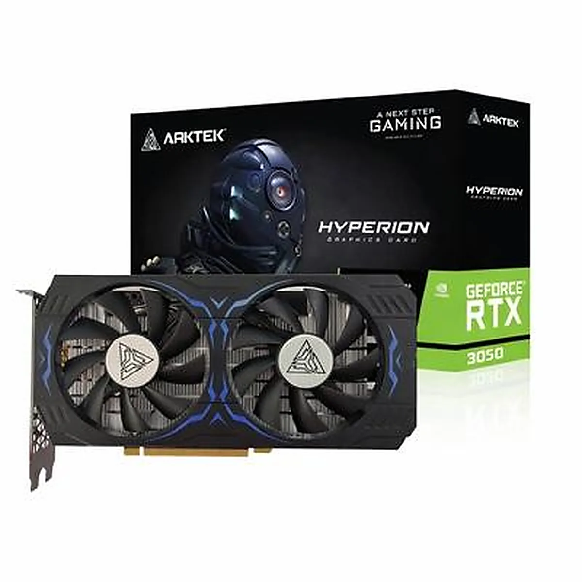 TARJETA DE VIDEO ARKTEK GEFORCE RTX 3050 HYPERION 6GB GDDR6